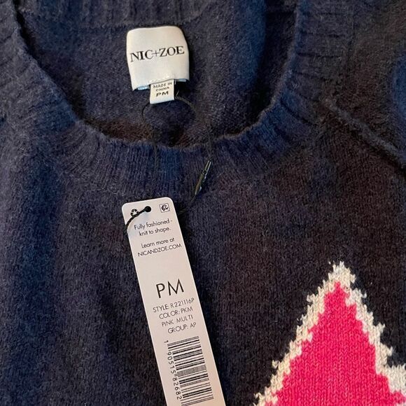 NWT Nic + Zoe sweater size Petite medium - Picture 5 of 10